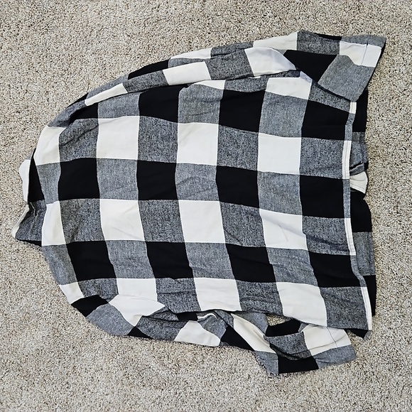 LN Old Navy women's M plaid check pj set - Picture 6 of 10